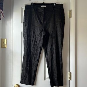 Liz Claiborne silver and black dress pants